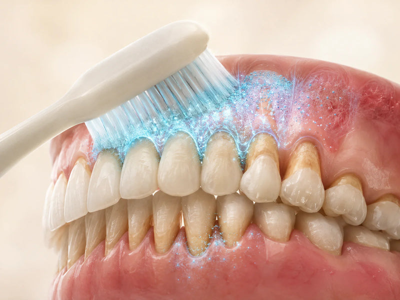 2. Heals Bleeding Gums, Inflammation and Recession