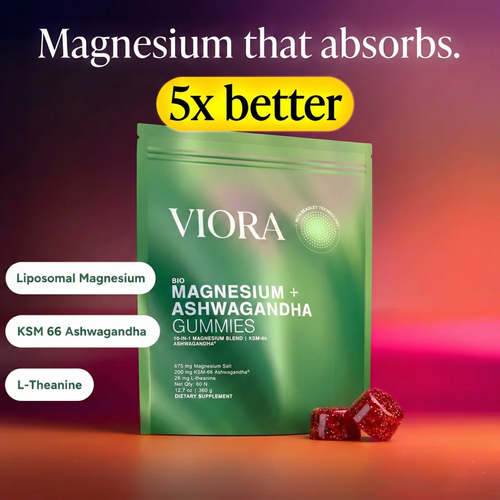 Viora Magnesium + Ashwagandha Gummies — The Most Absorbable Magnesium Gummy