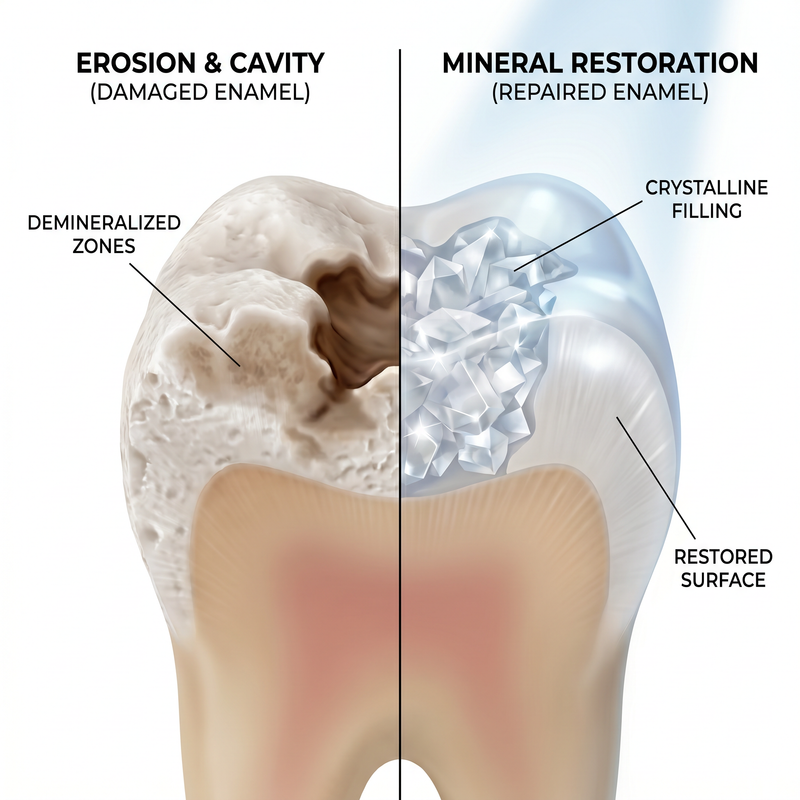 2. Early cavities can actually be reversed — and this is the mineral that does it