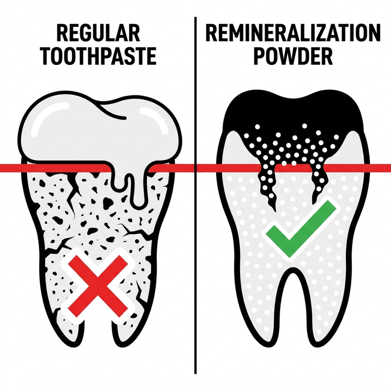 5. Toothpastes actively block repair
